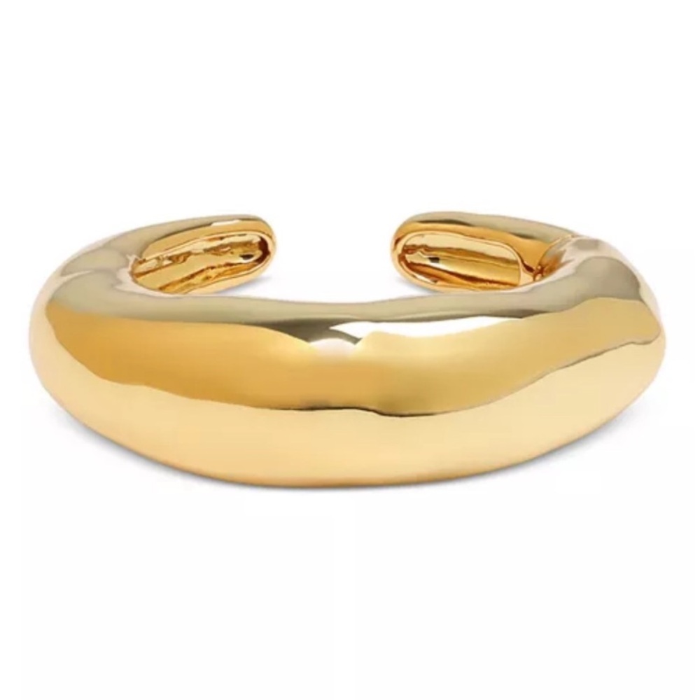 Defected Alexis Bittar Molten Cuff In Gold